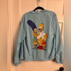 Light Blue Simpsons bomber jacket. Women’s L